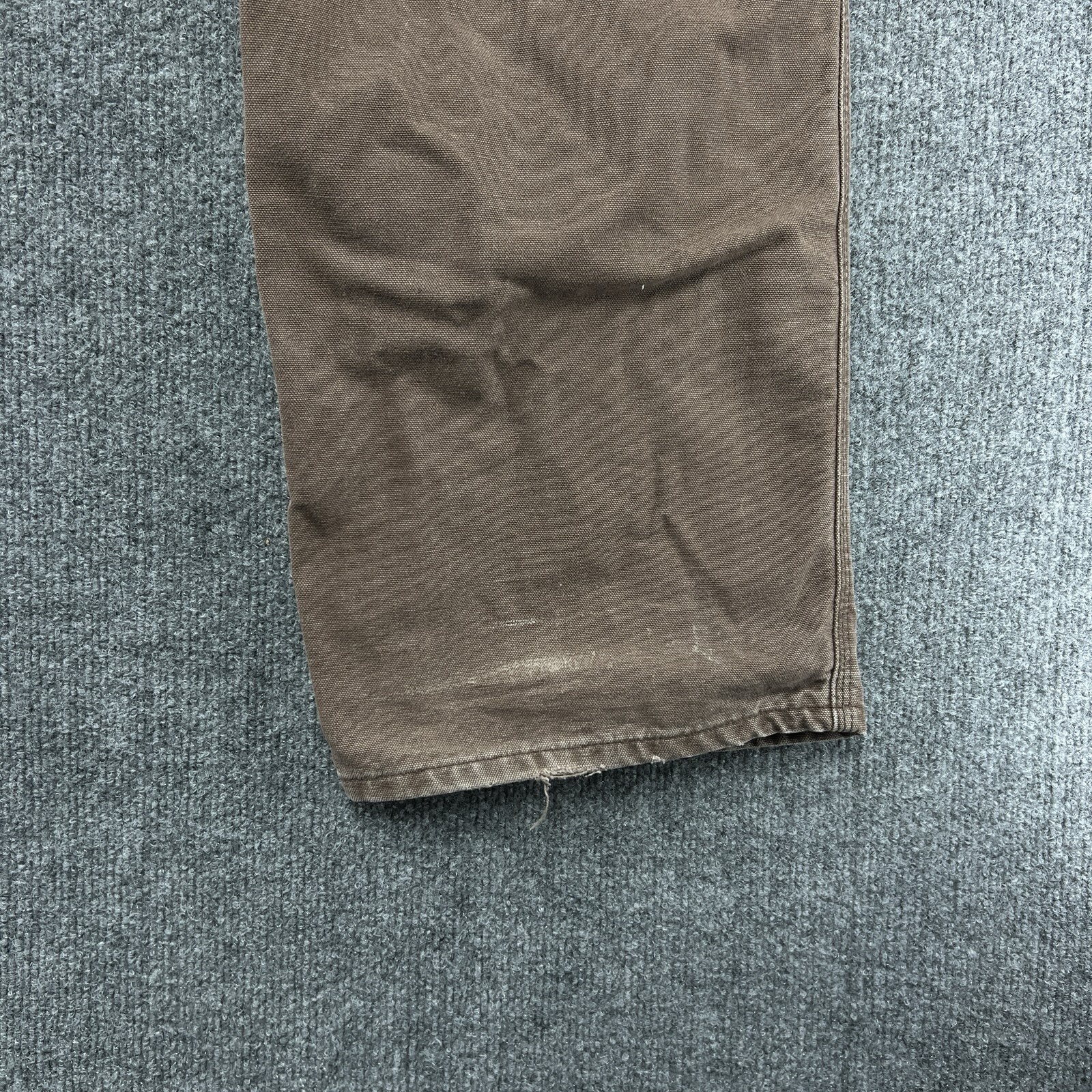 Vtg Carhartt B11-CHT Heavy Pants Mens 42×30 Brown Utility Workwear Carpenter