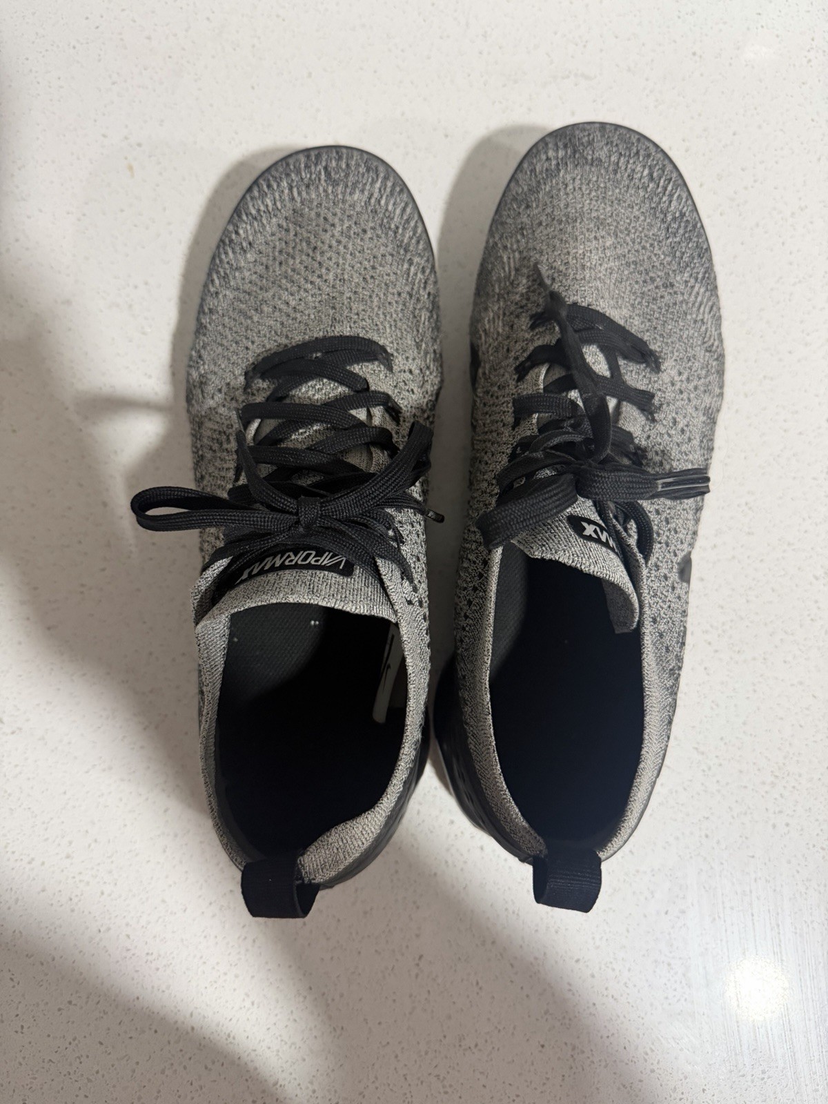 Nike Vapormax Flyknit Mens 11 Black Gray *Free Shipping*