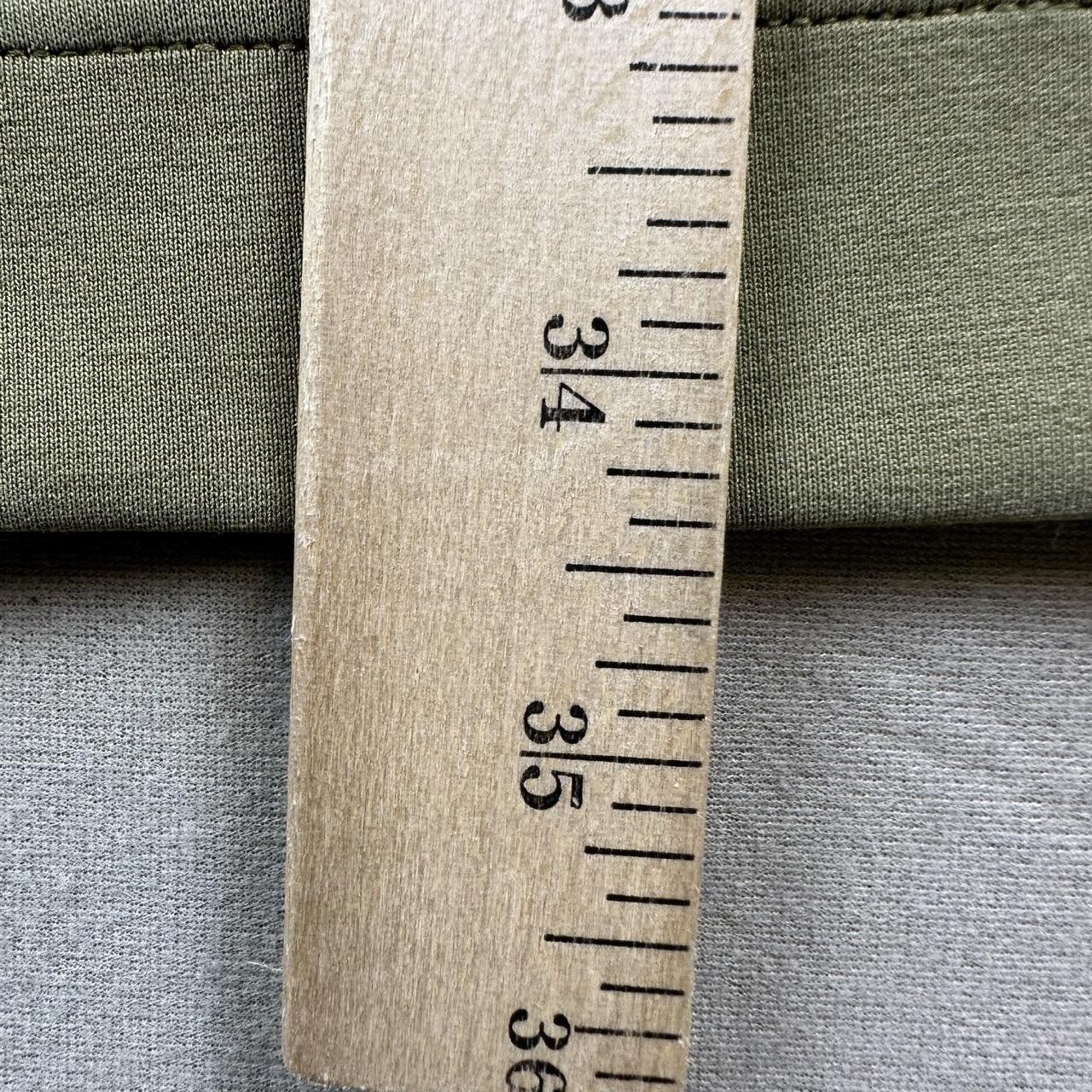Lululemon Dress Womens 6 Olive Green Bronze Softstreme Back In Action Athletic