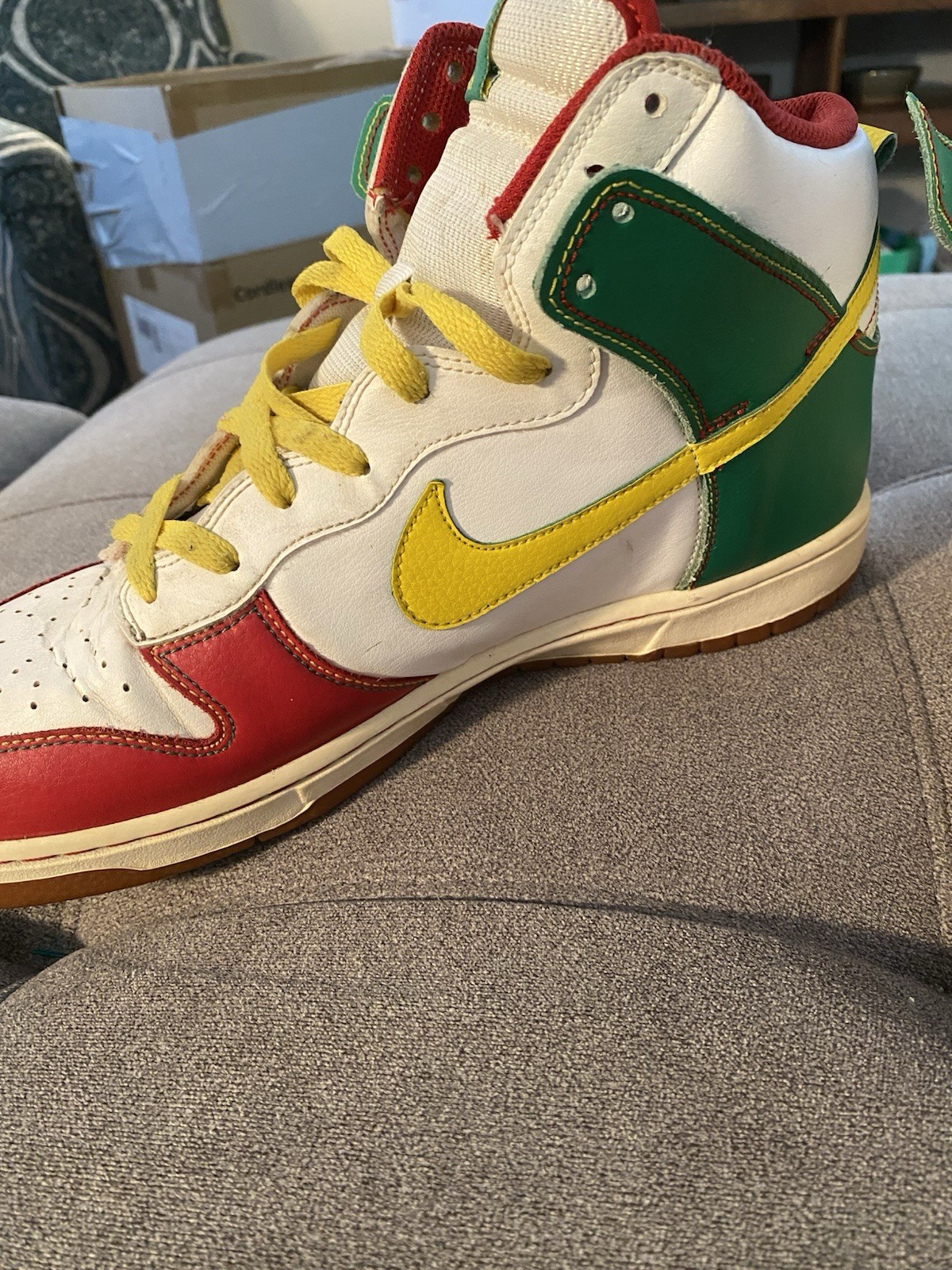 Nike Dunk High 6.0 – ‘Rasta’ – 517562-173 – Sz 12 M Rare