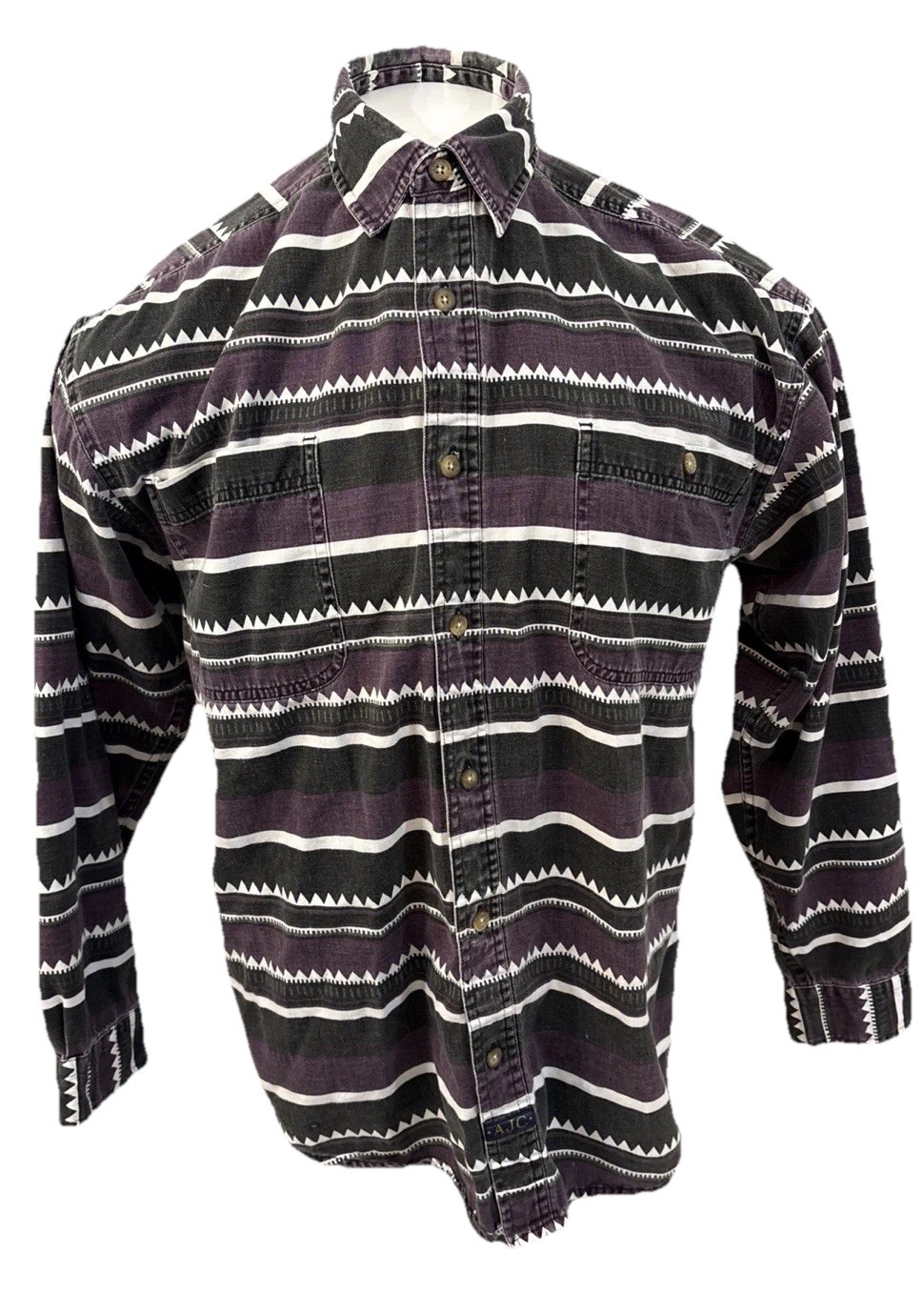 Arizona Jean Company Vintage Men’s M Aztec Button Up Denim