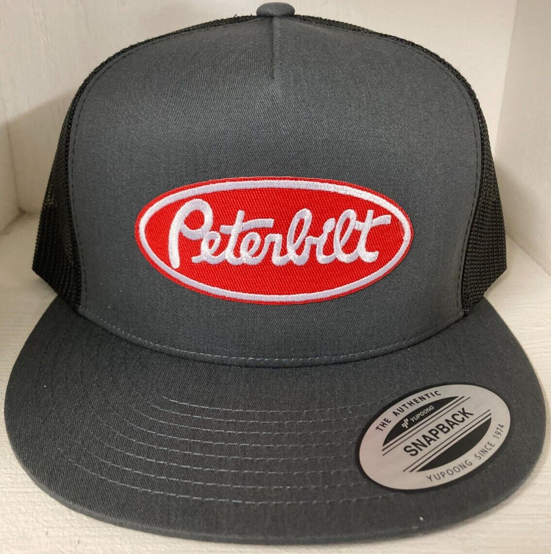 PETERBILT Retro TRUCKER Hat Cap Classic EMBROIDERED Vintage Patch New!