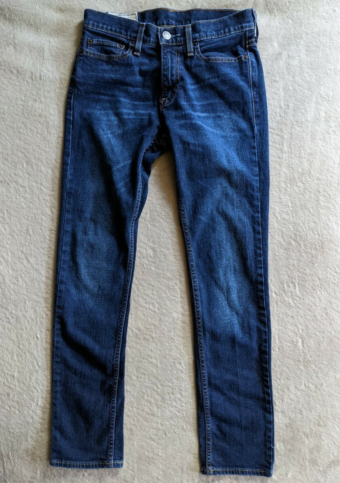 HOLLISTER Skinny Straight Leg Blue Jeans Mens 29X32