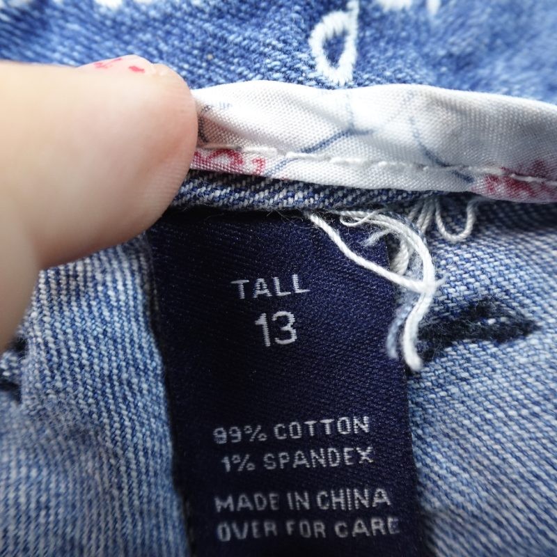 Amethyst Jeans Womens 13 Dark Blue Denim Pants Low Rise Boot Flare Stretch Y2K