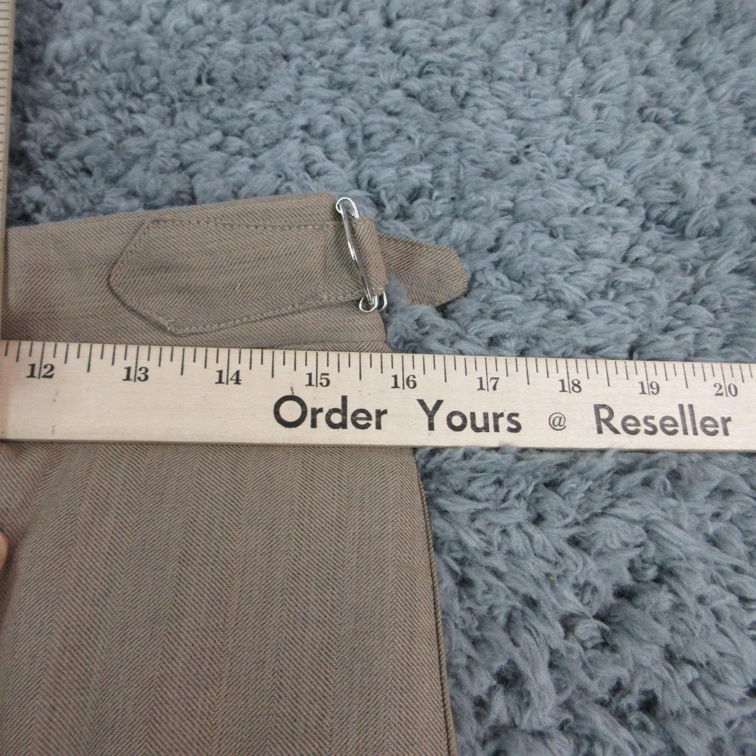 J.CREW Pants Womens 6 Tall Beige Twill Dress Pants Mario Bellucci 32×34.5* NWT