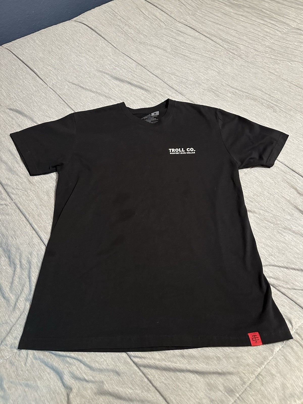 Troll Co Dirty Hands Clean Money Black Graphic T-Shirt Men’s Medium