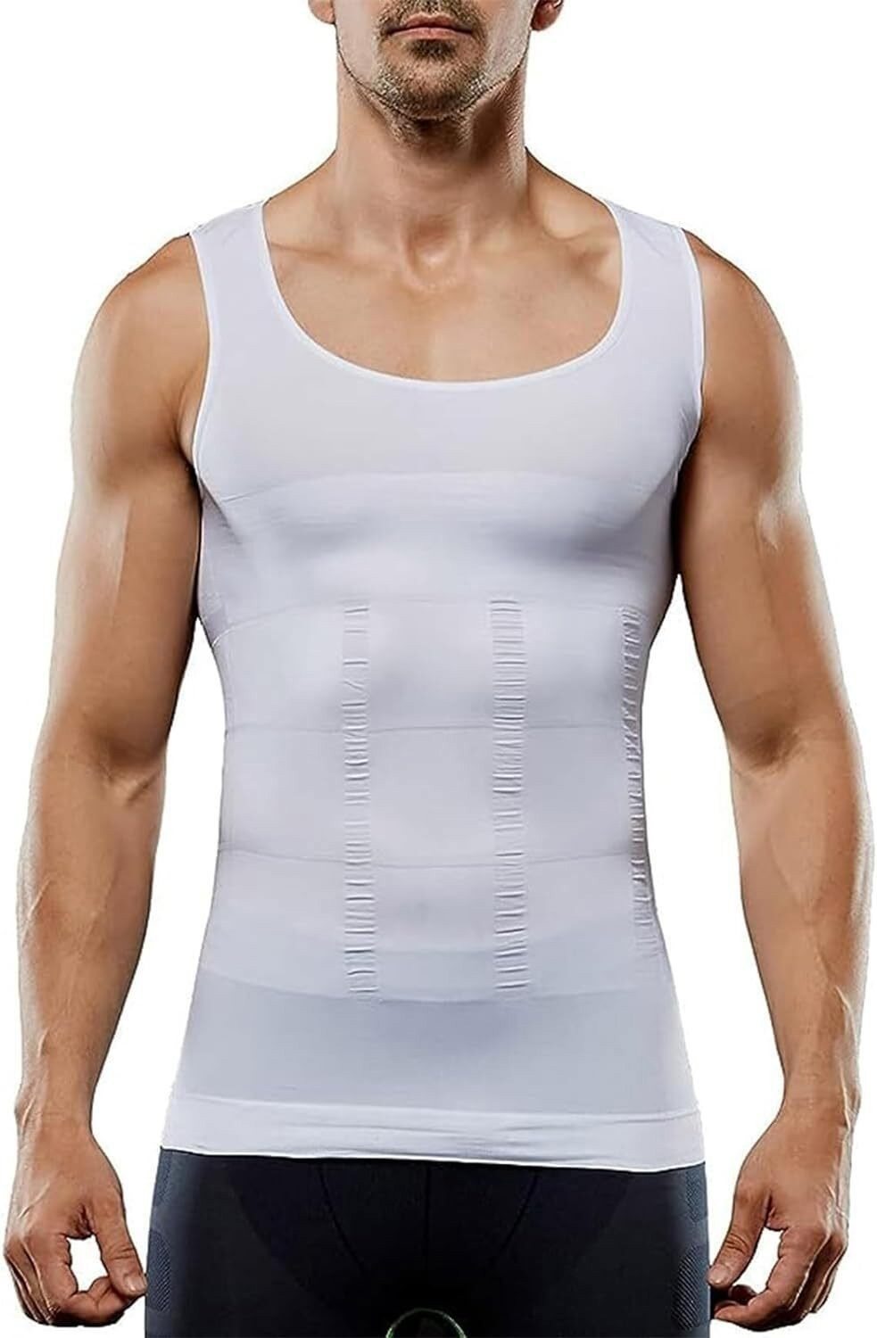 SHAPERLUV – Male Shaper Tank Shaperluv Body Shirt Men Abs Slim Top Undershirt