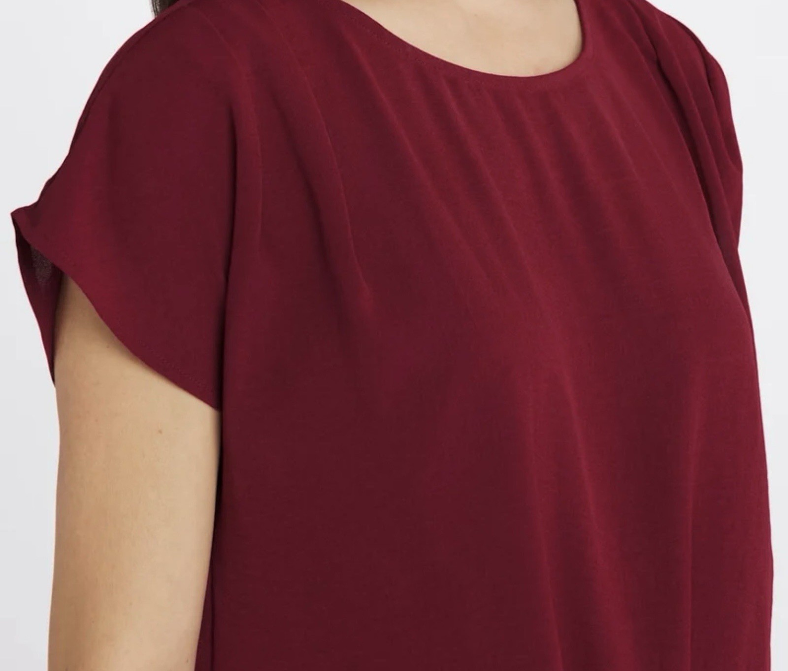 Beacon tie in front blouse from stitch fix Women’s XL Top Burgundy