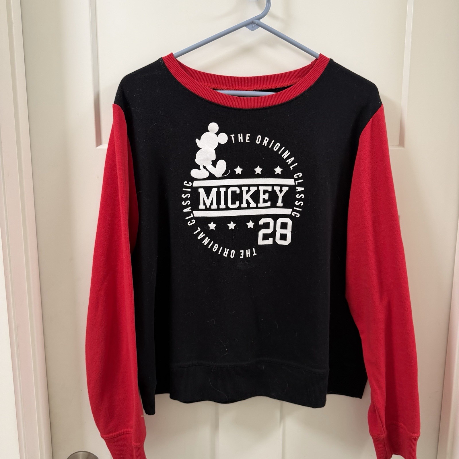 Disney Mickey Mouse “The Original Classic” Long Sleeved Cropped Sweatshirt 2X