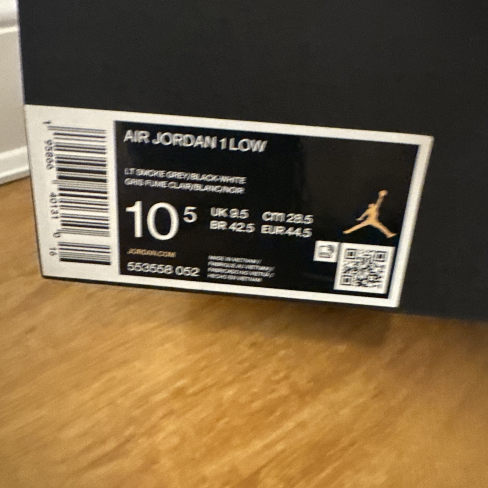 Size 10.5 – Jordan 1 Low Shadow Toe