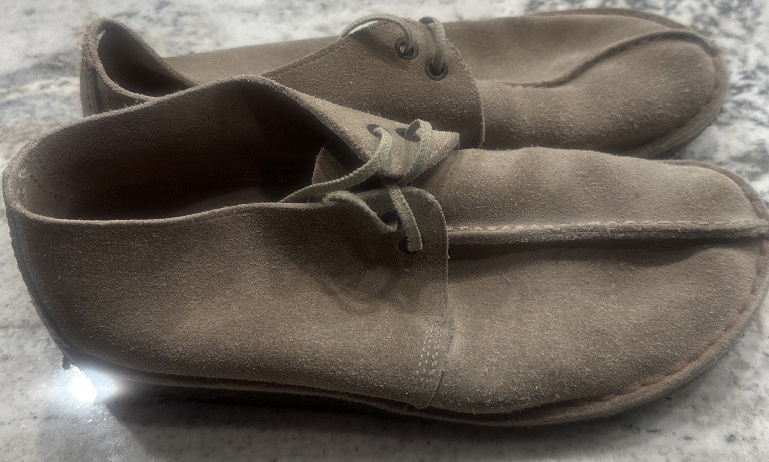 Clarks Desert Trek Boots (Sand Suede) US Size 9 Pre Owned