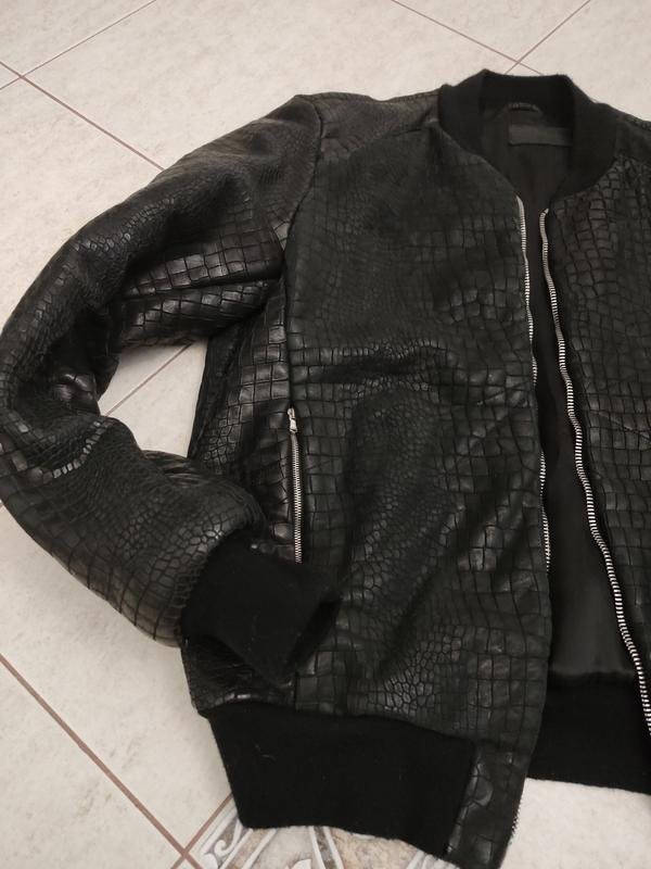 Men Officine Creative Jacket Black Leather 42 / XL