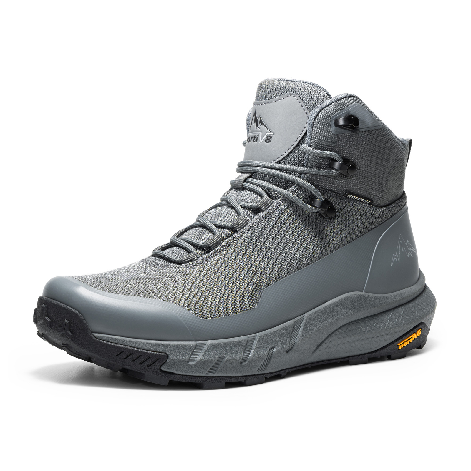 NORTIV 8 Men’s Waterproof Hiking Boots Lightweight Breathable Trekking Shoes