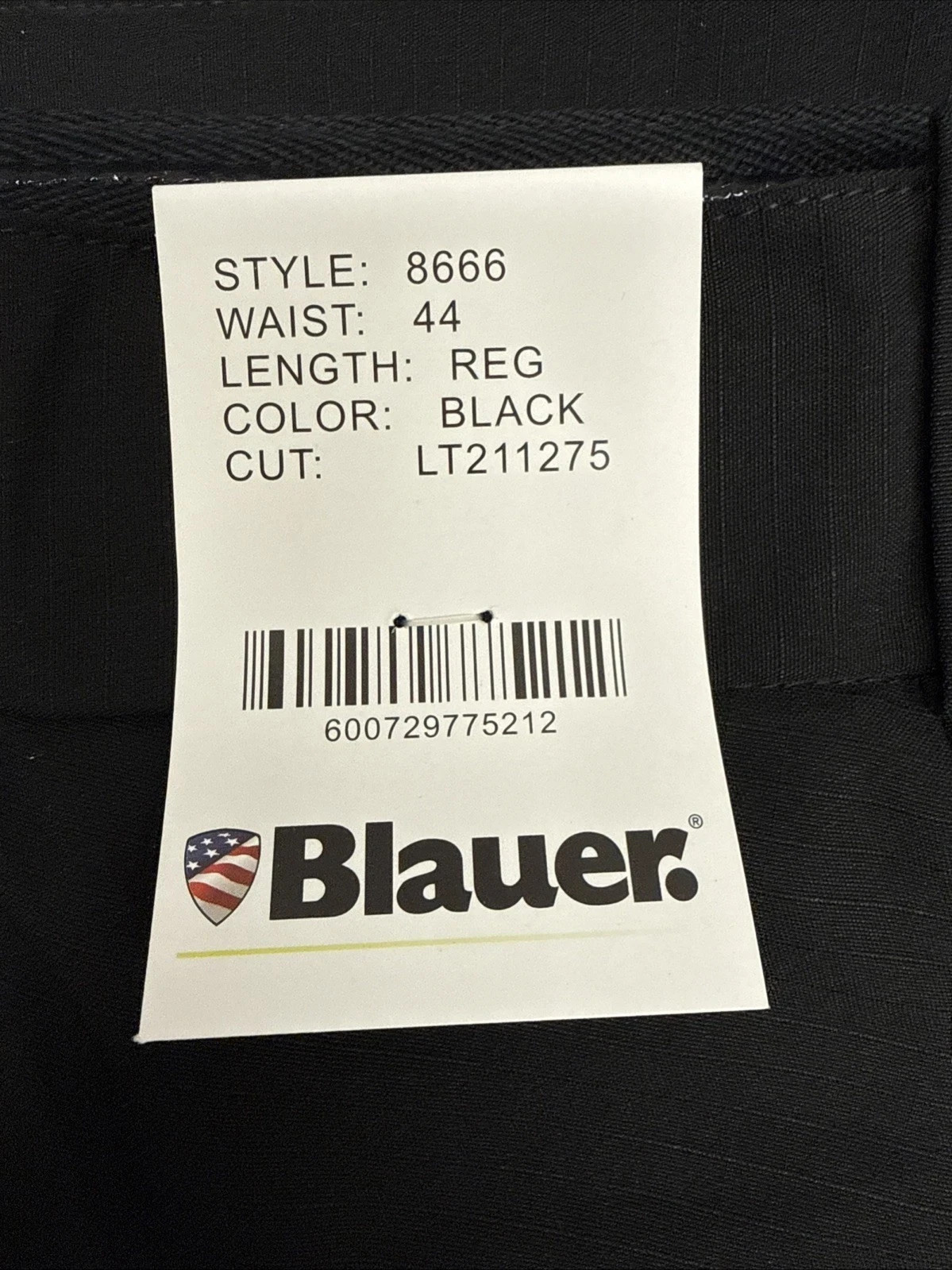 Blauer 8666 BLACK Uniform Pants Men’s Size 44 REG