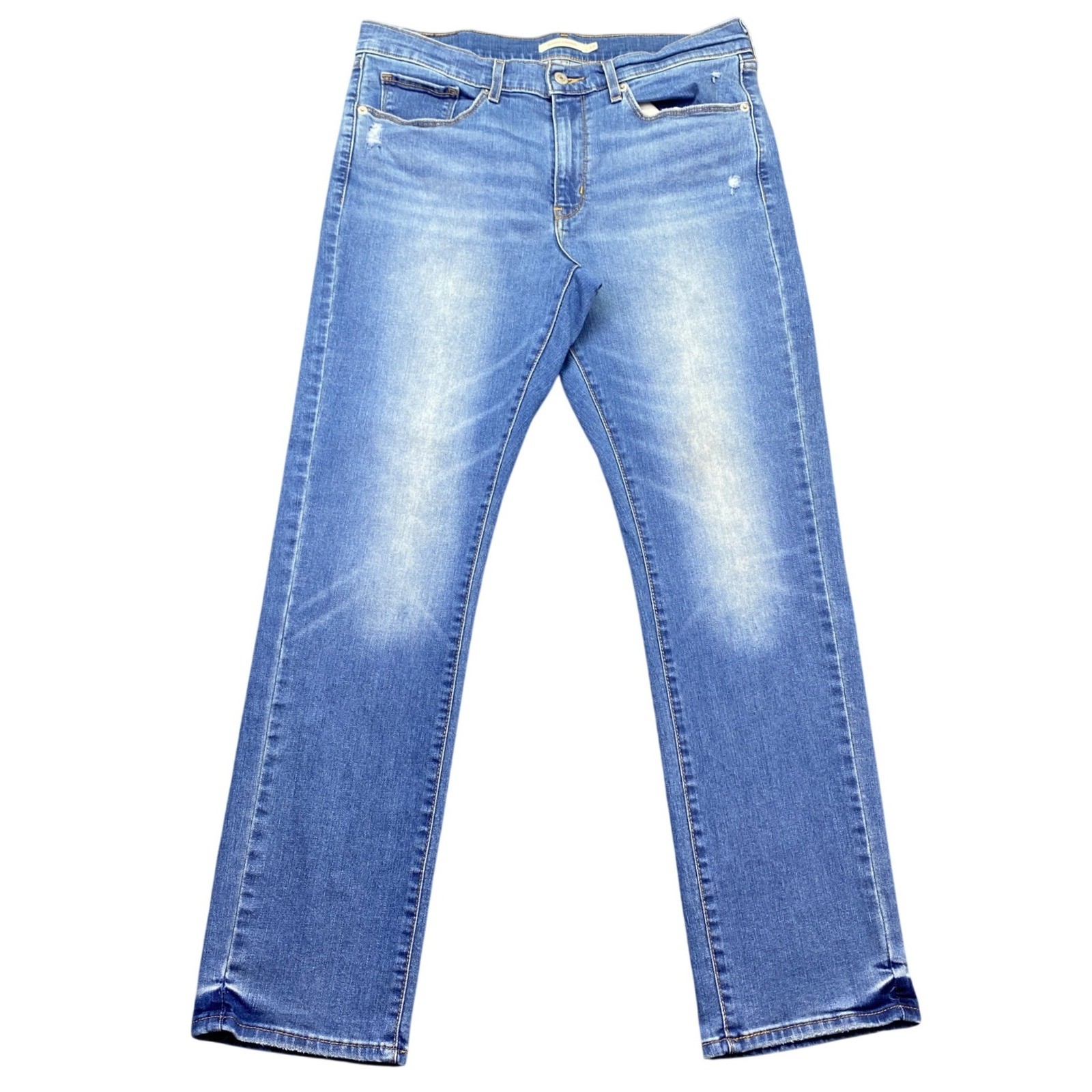 Levis 39250-0113 Womens Sz 10M Classic Straight Leg Blue Jeans Medium Wash