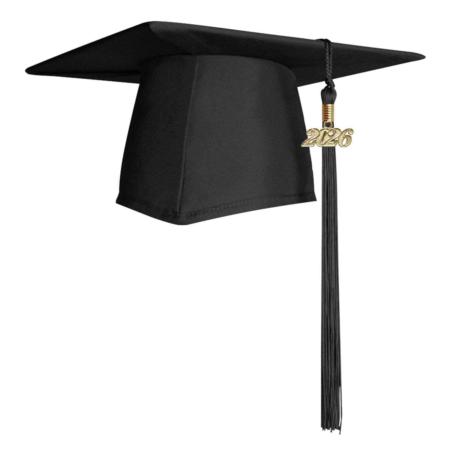 Endea Graduation Matte Black Cap & Tassel
