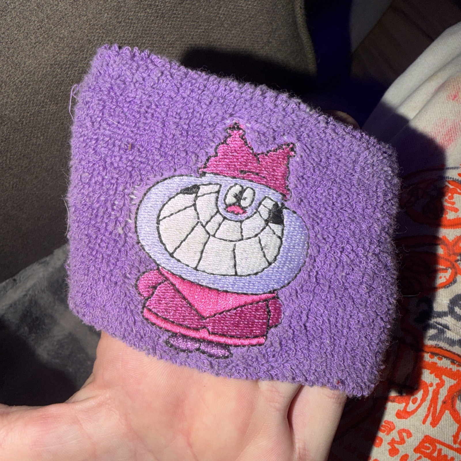 CARTOON NETWORK CHOWDER EMBROIDERED Wrist Band ULTRA RARE MERCH HARD TO FIND!!