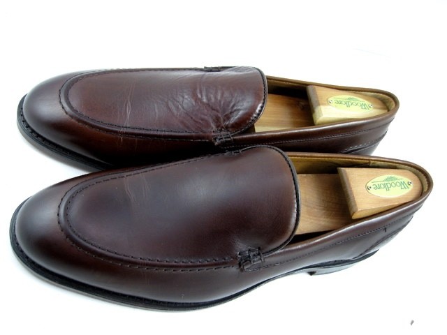 NEW Allen Edmonds “RANDOLPH” Leather VENETIAN Penny Loafers 10 D Mahogany (839N)