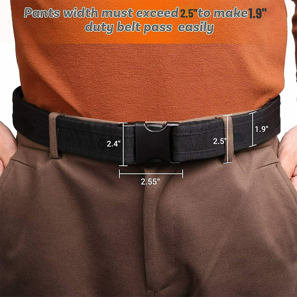 Tactical Military EDC Heavy Duty Belt Adjustable Quick Release Belt Police Belt