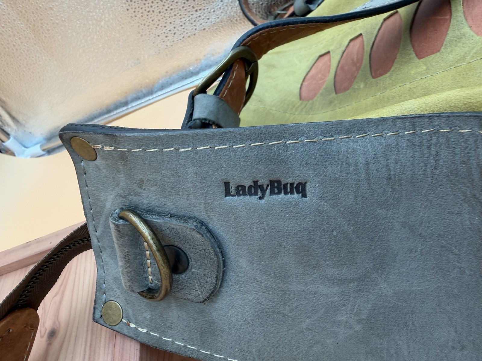 LadyBug Limited Collection Handmade Leather Bag Artisan Boho Crossbody Tote