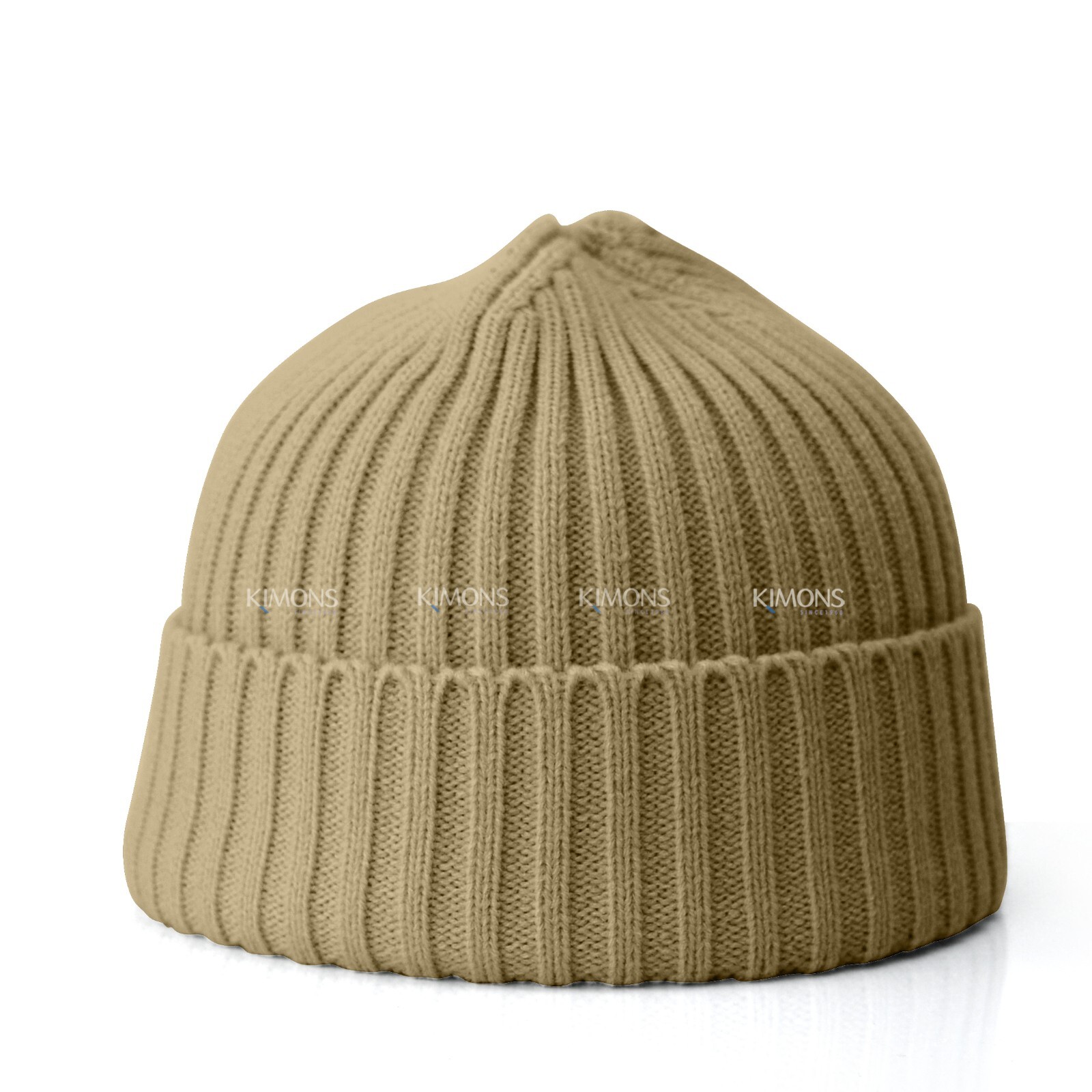 Mini Short Fisherman Beanie Hat Ribbed Winter Warm Knitted Skull Cap cuff II