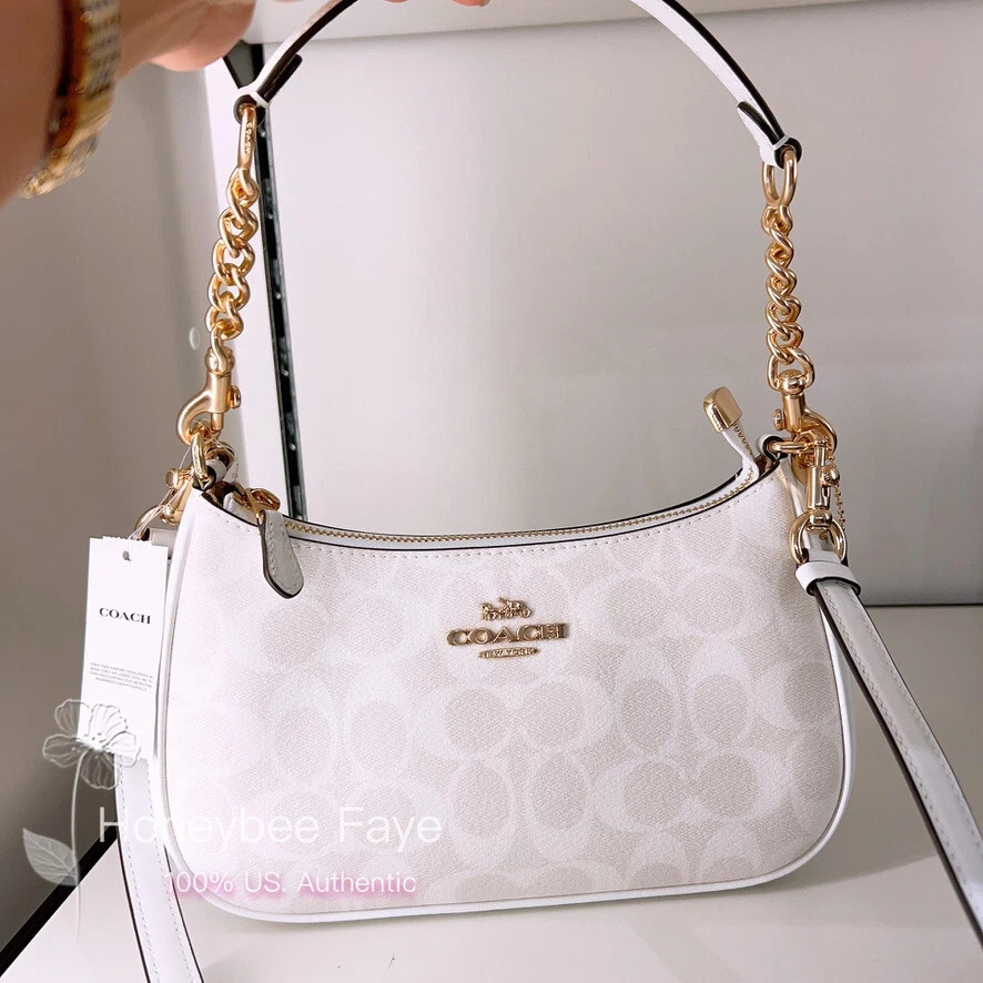 NWT Coach Teri Shoulder Bag In Signature Canvas