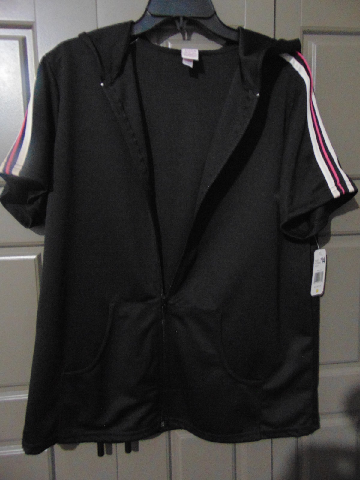 Bobbie Brooks Plus Size 1X (16-18) Track Hoodie USA MADE! NEw w/ Tags!