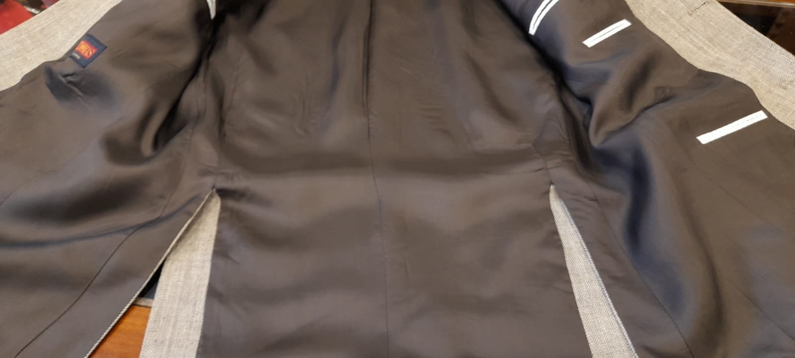 ETHOMAS Blazer Jacket SILK LINEN WOOL