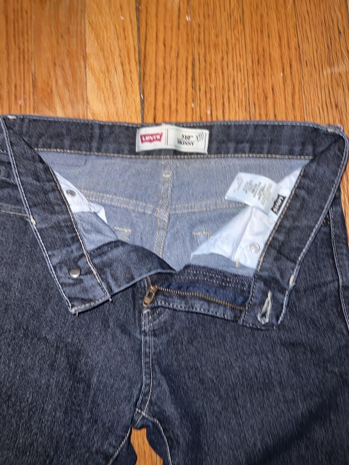 Levi’s 510 Skinny Jeans Men’s 29×29 Dark Wash Stretch Denim Black