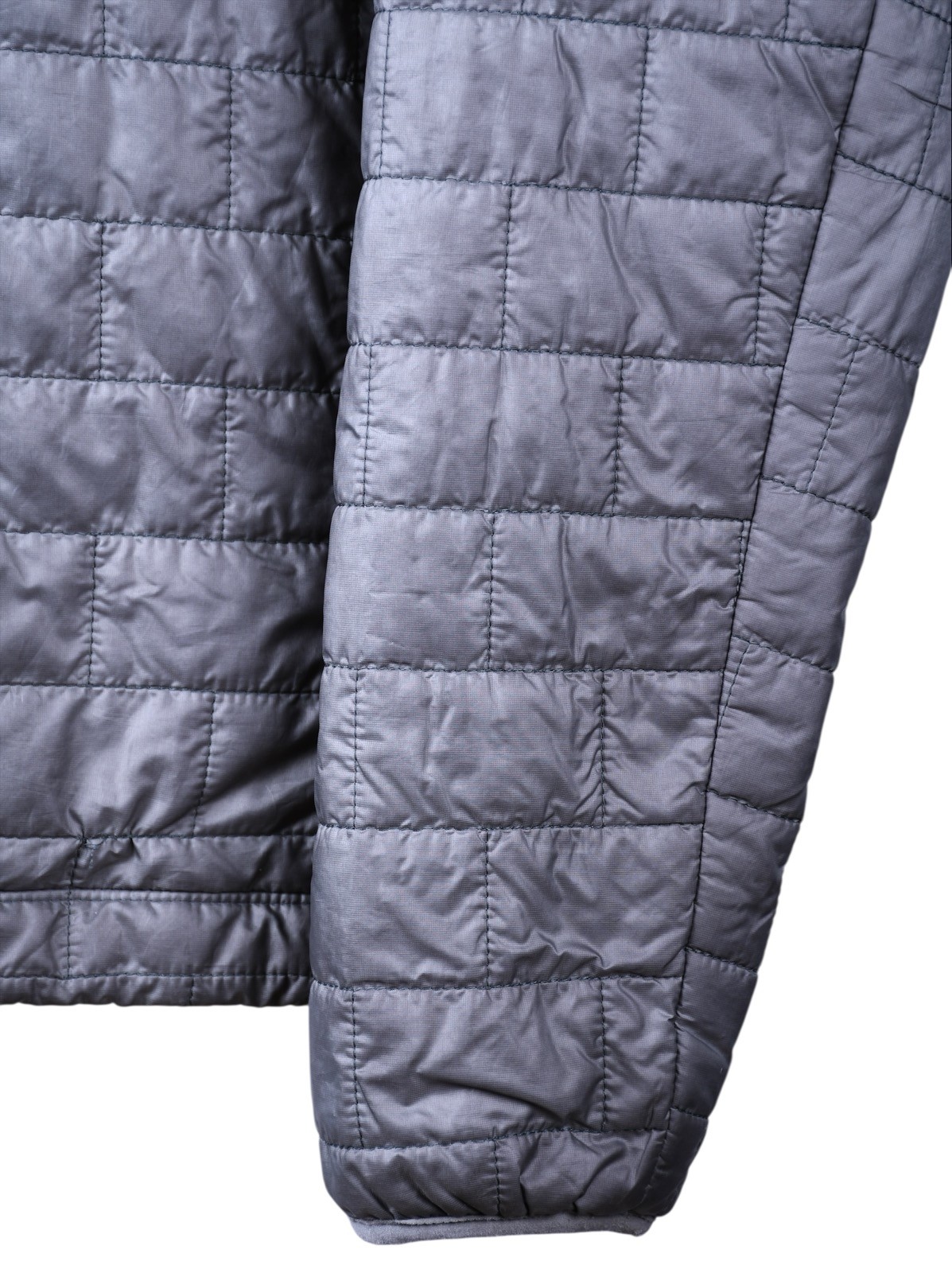 Patagonia Nano Puff Jacket Mens Large Gray Insulated Full Zip