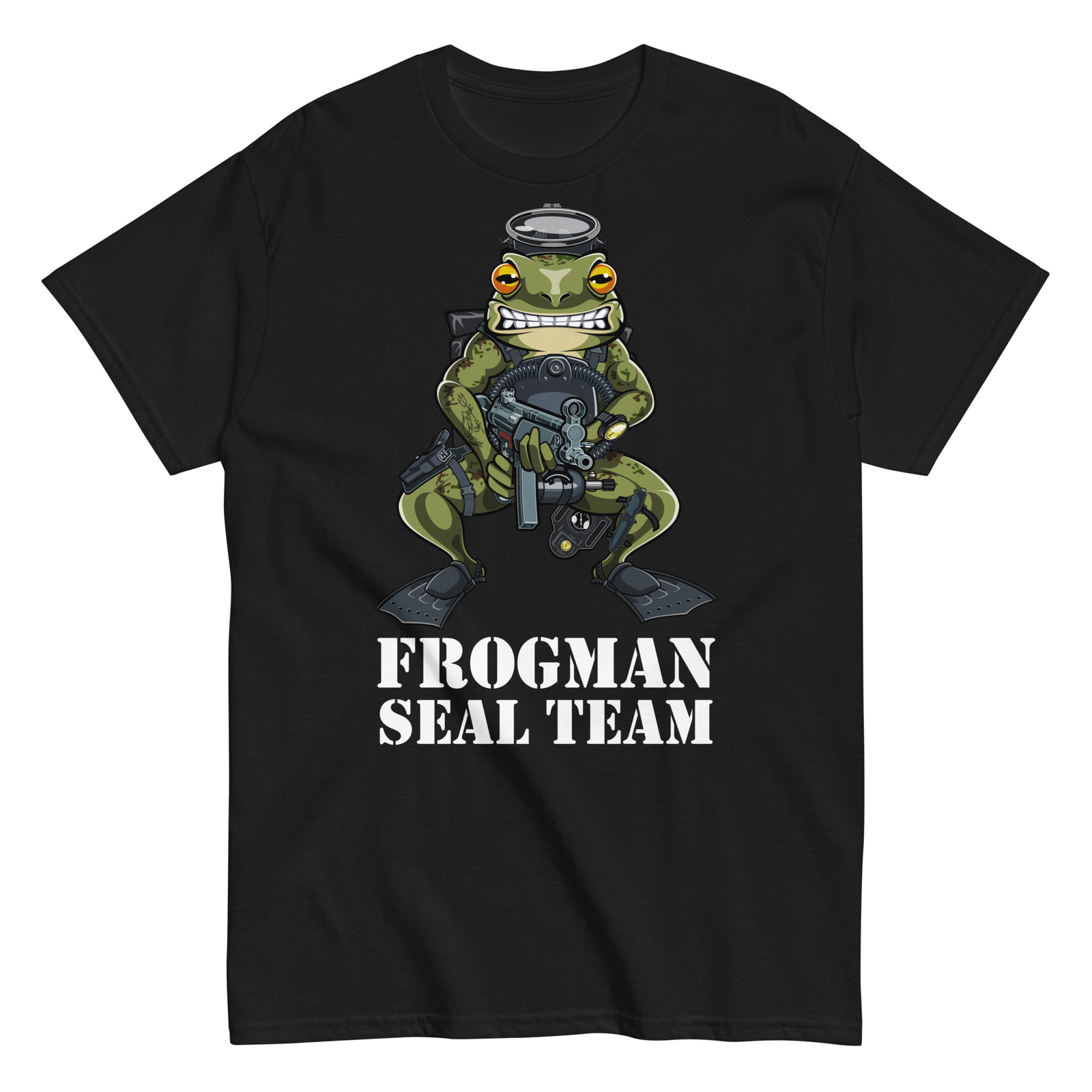Navy Seals DEVGRU US Seal Team Frog Skeleton T-Shirt