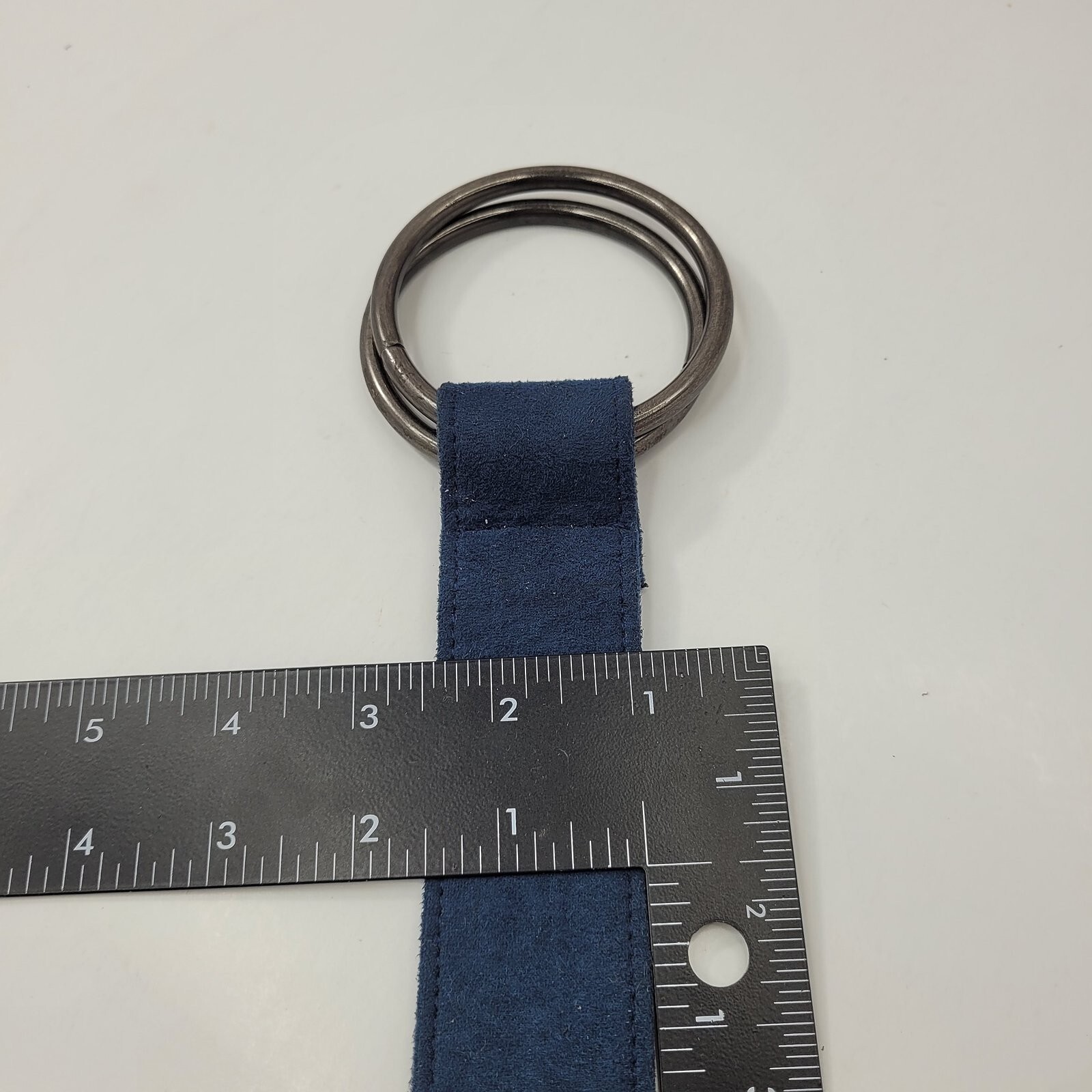 Women’s Double Buckle Belt Blue Size 40 inches Long