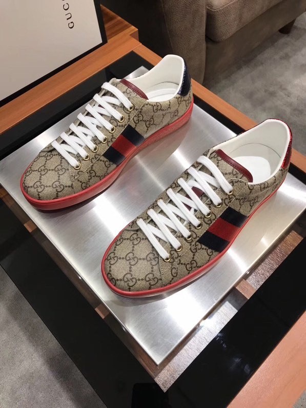 Gucci Ace red Men’s shoes New