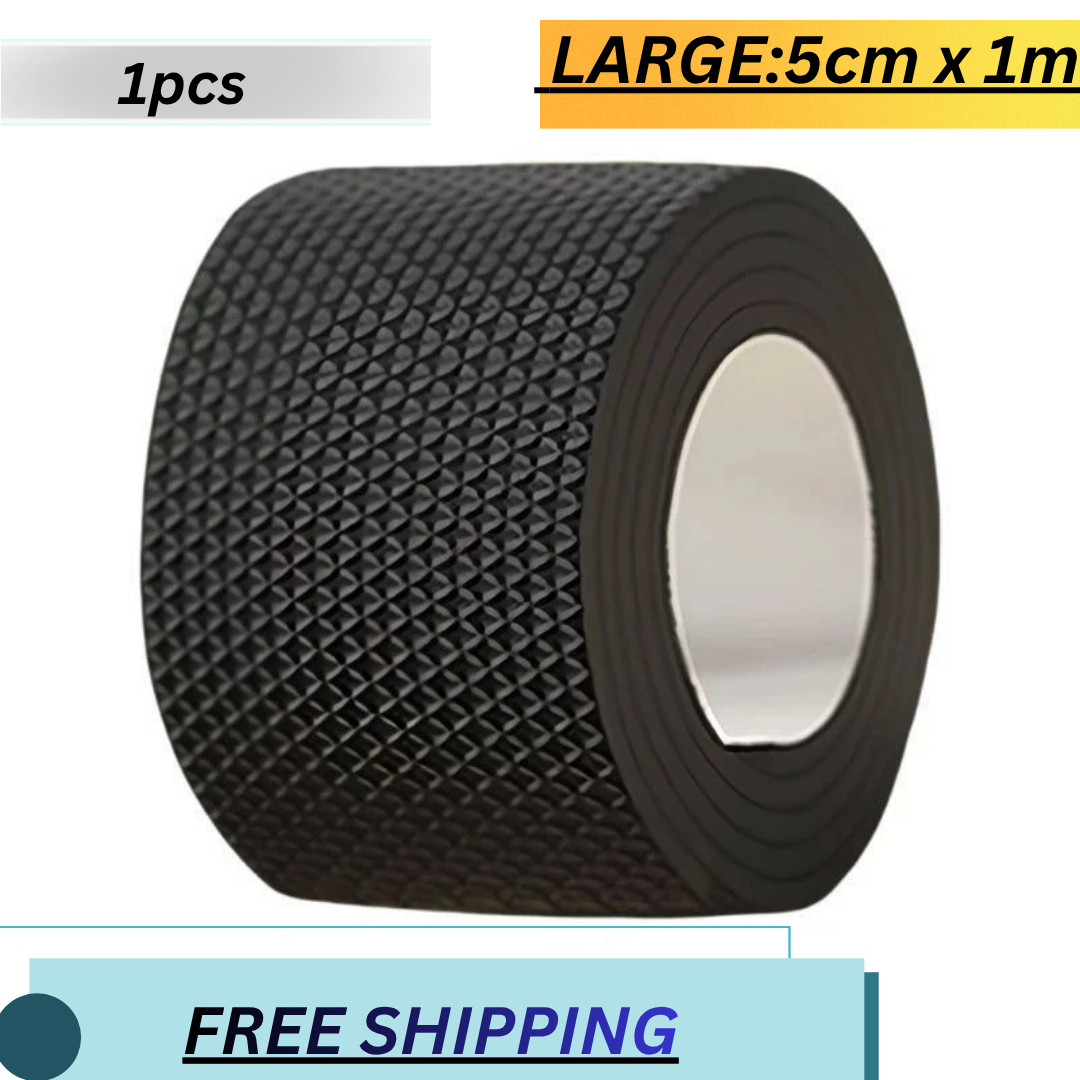 Self-Adhesive EVA Shoe Sole Repair Patch Black Rubber Anti-Slip Protector Pads
