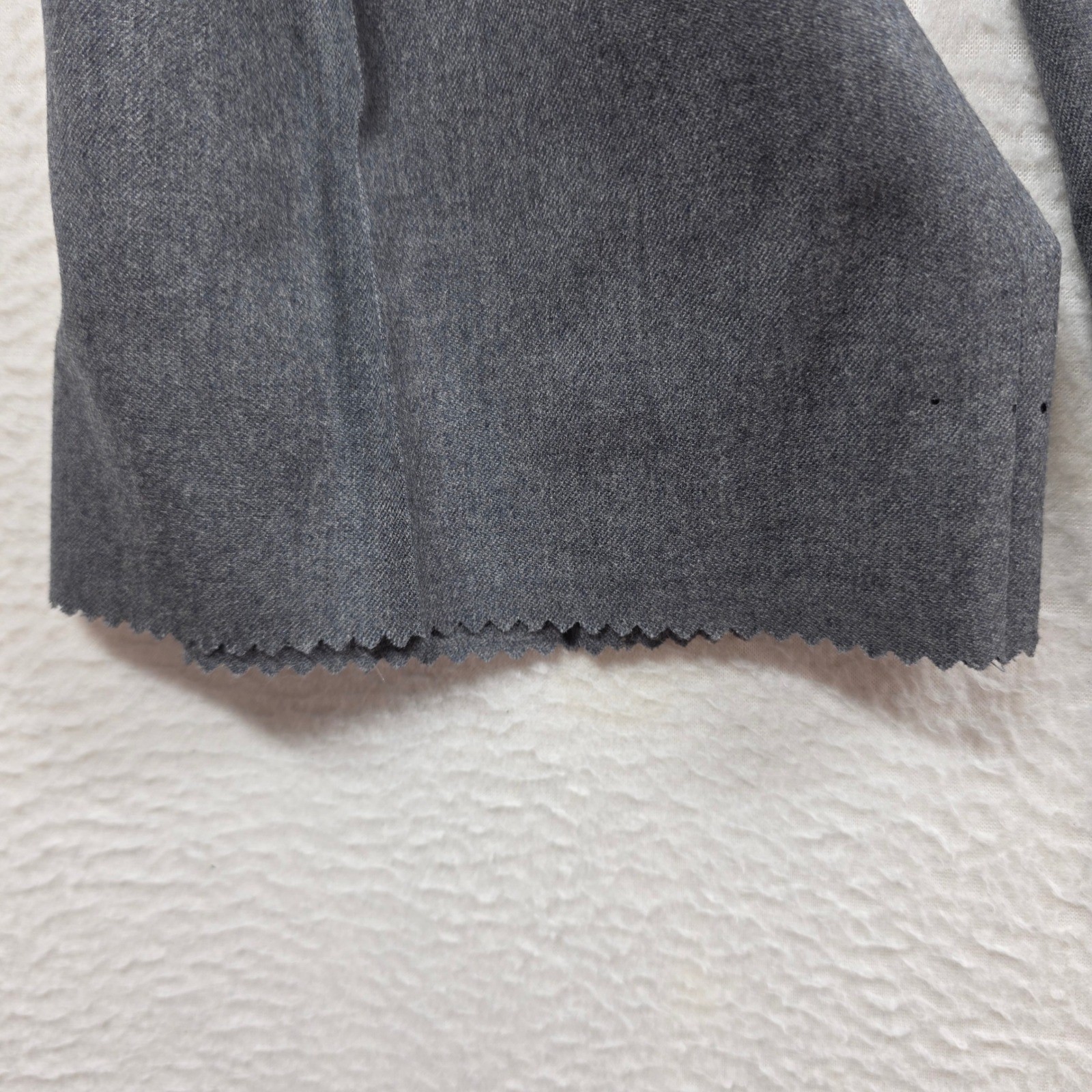 Savile Row Dress Pants Mens 38 Gray Pleated 100% Worsted Wool Made in USA Devon