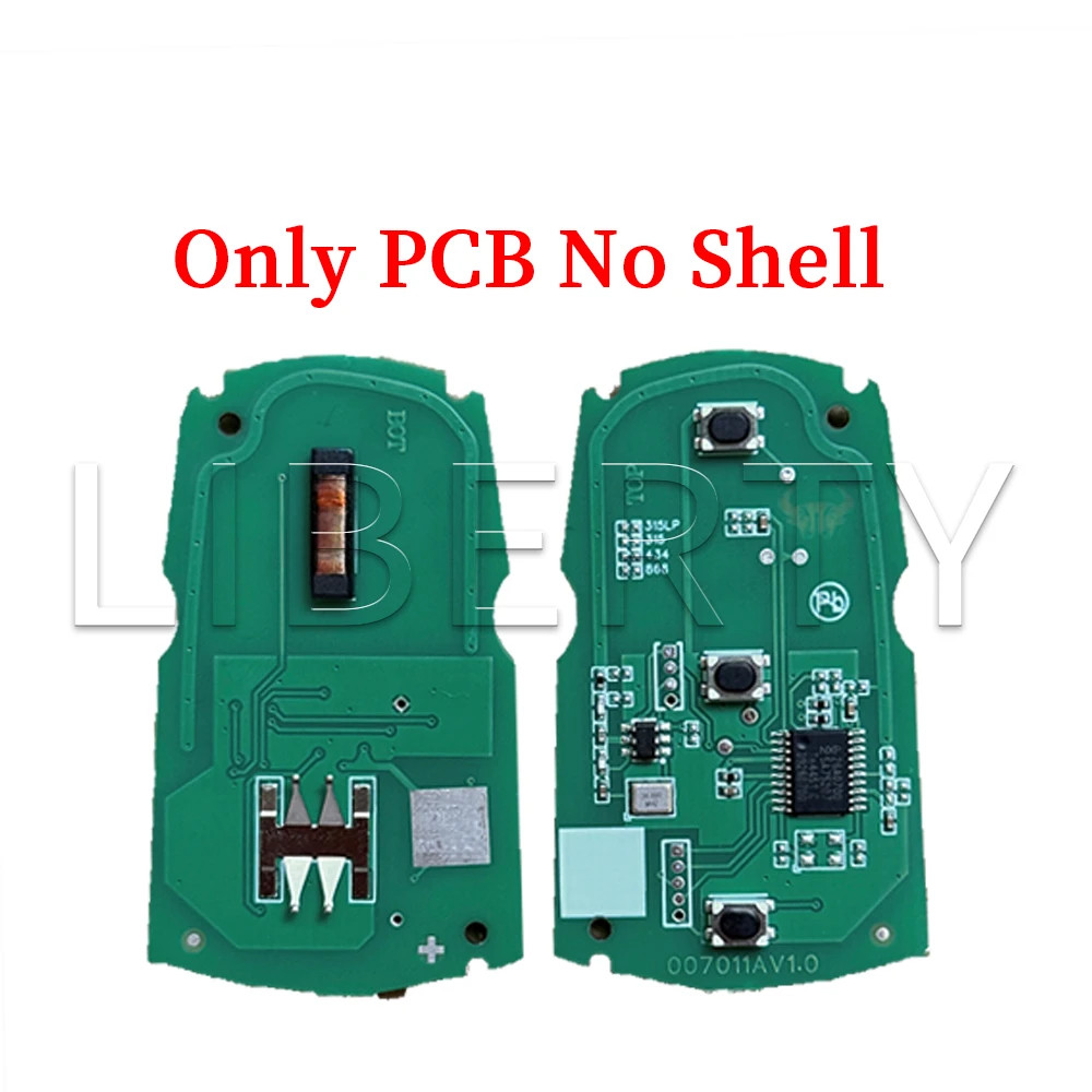 315/315LP/433/868MHz Half Smart Remote Card Key for BMW 1/3/5 Series X5 X6 Z4