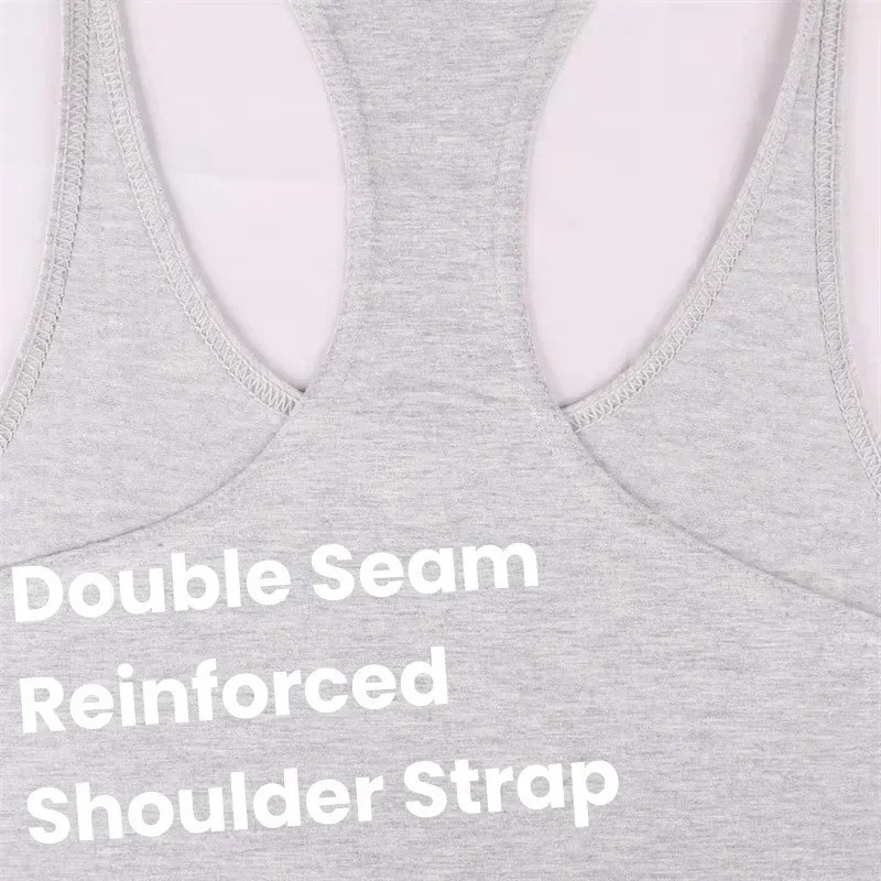 Mens Gym Stringer Tank Top Cotton Sleeveless Bodybuilding Workout Shirt Fit
