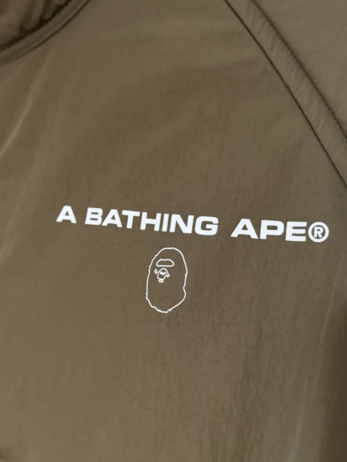 Polartec A Bathing Ape Winter Jacket En Polyester Khaki L D’occasion
