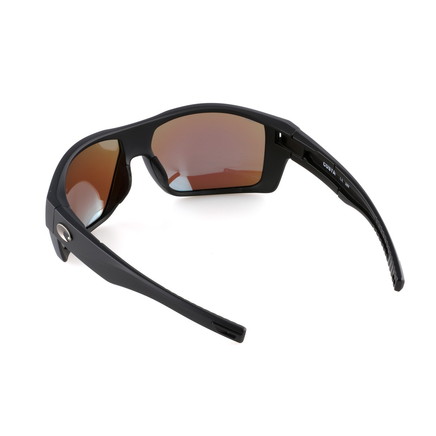 Costa Del Mar Men’s Diego Matte Black /Grey Polarized Sunglasses 580p