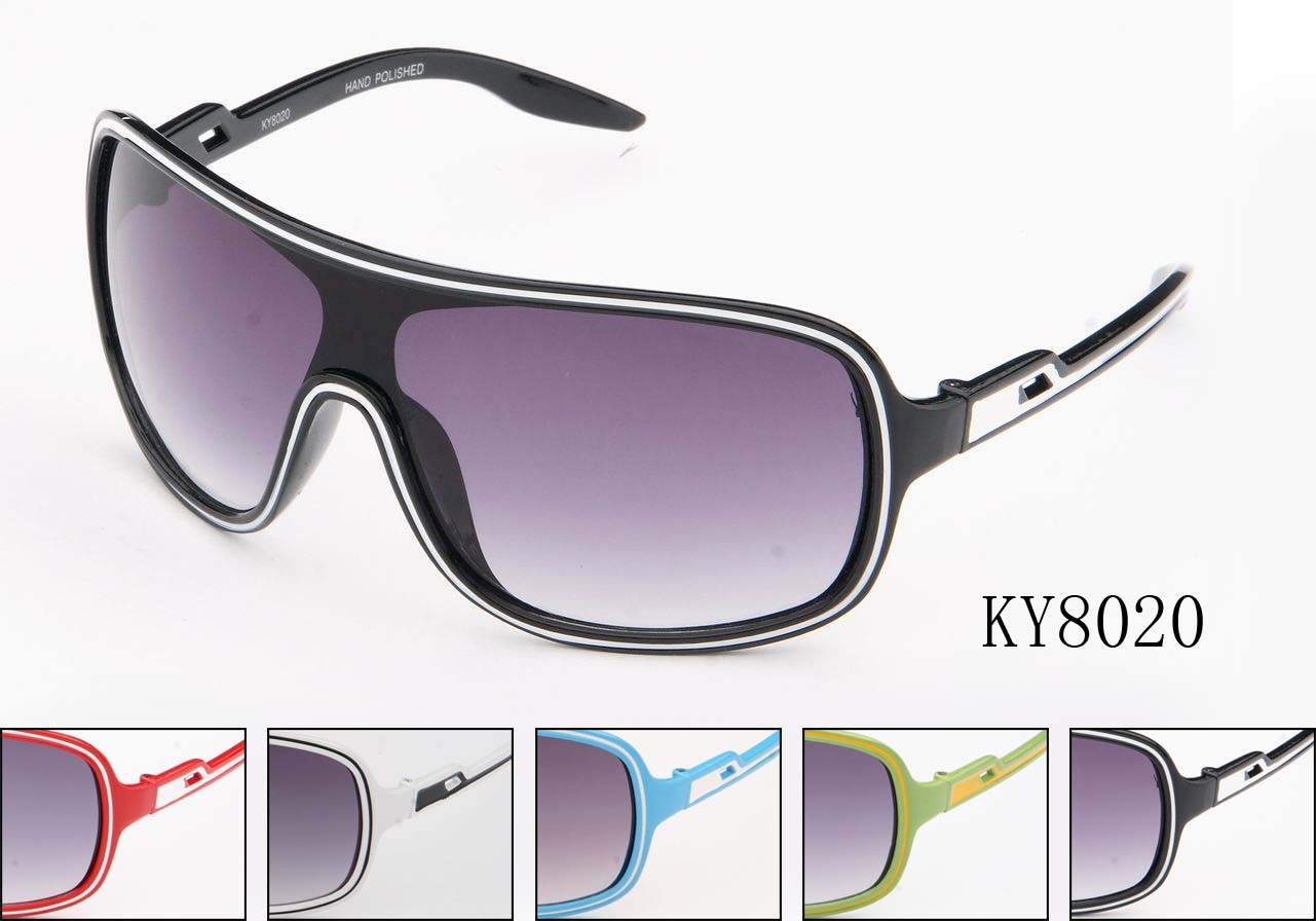 Retro Turbo Sunglasses Classic 80s Eyewear Aviator Hip Hop Plastic Fashion UV400