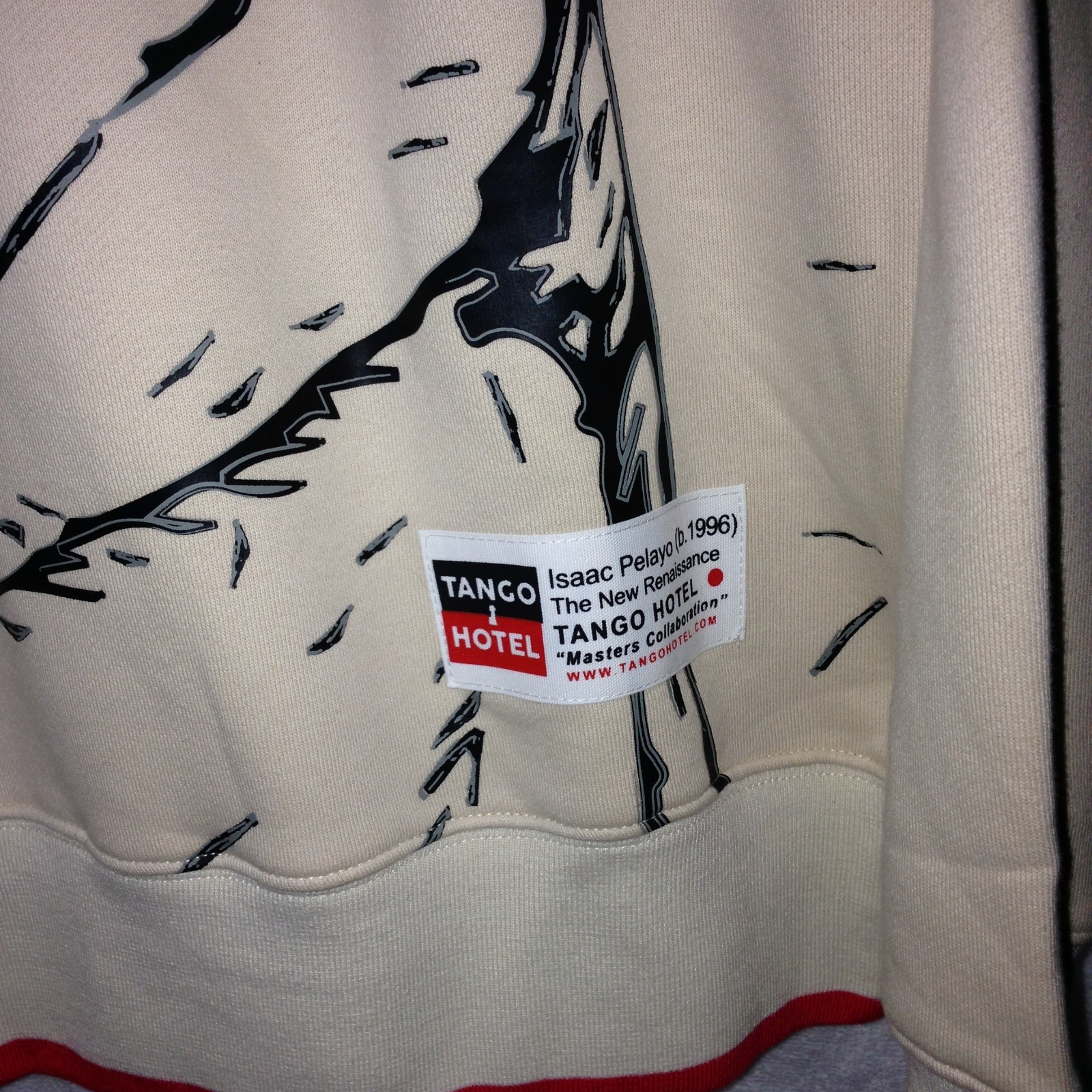 Tango Hotel Issac Pelayo NWT Art Design Pullover Sweatshirt