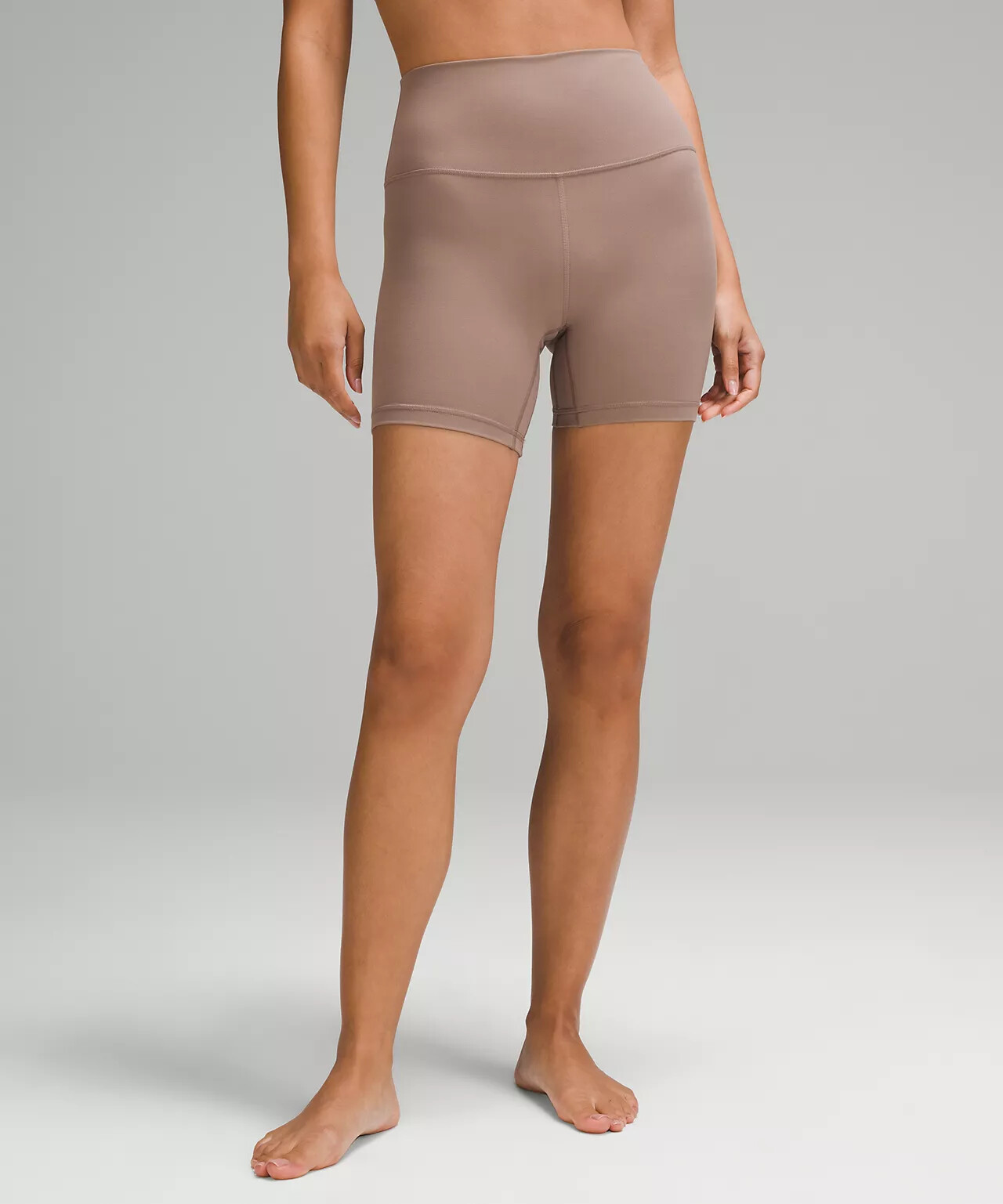 LULULEMON ALIGN HIGHRISE SHORTS 6″ TAUPETASTIC MULTIPLE SIZES TPTC NEW