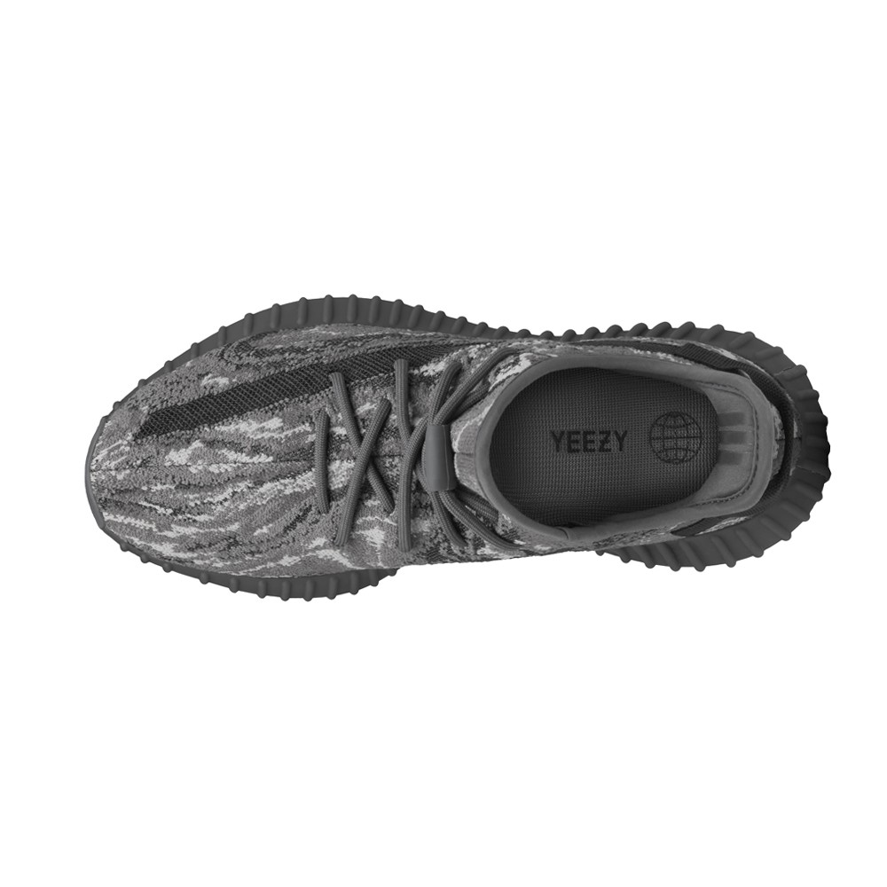 adidas Yeezy Boost 350 V2 Lace Up Mens Grey Sneakers Casual Shoes ID4811