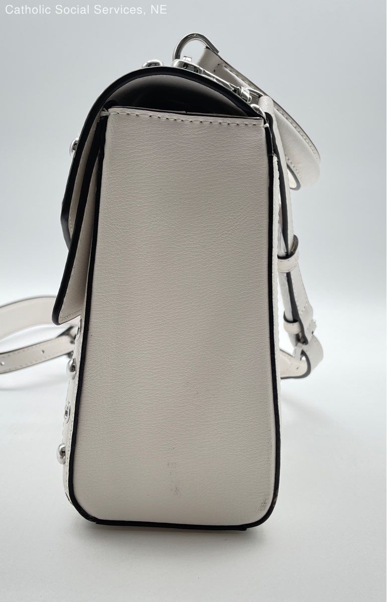 Michael Kors Optic White Satchel handbags AC-1902 T19 – Size Medium