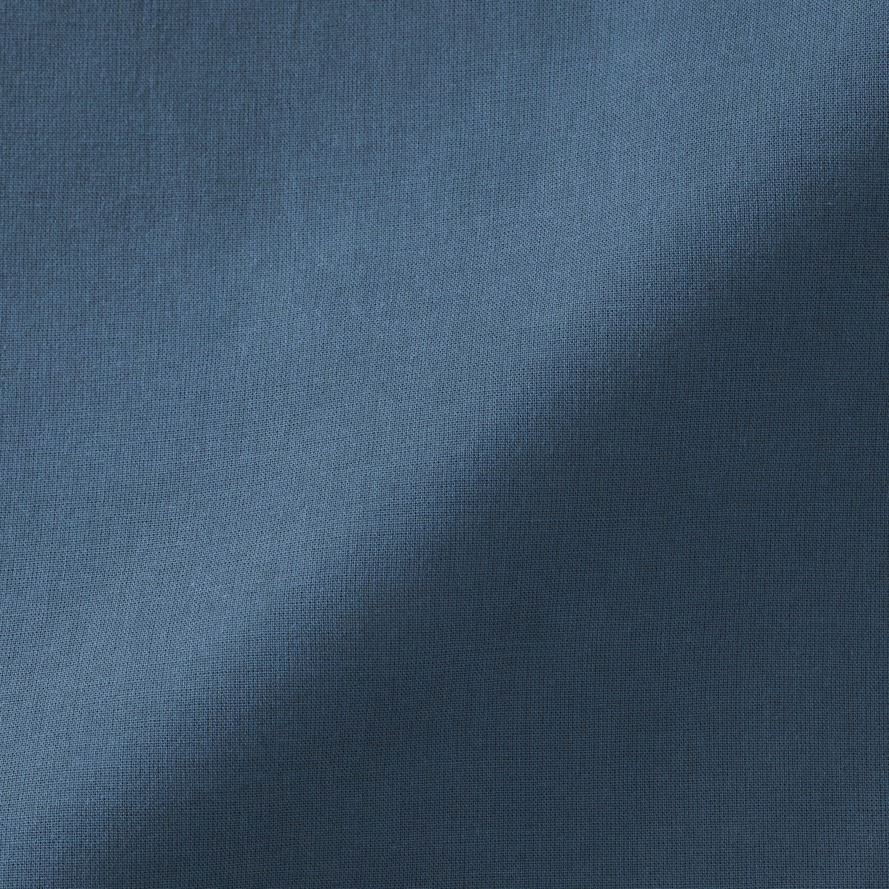 MUJI Womens 100% Organic Cotton Sheer Shirt Dress Smoky Blue FedEx