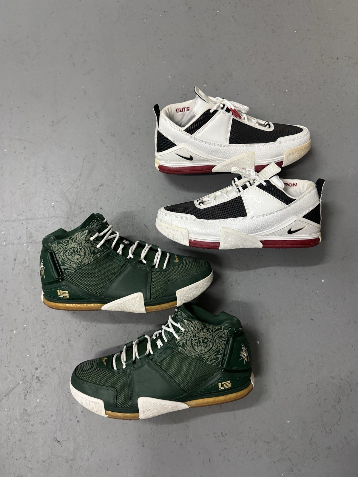 RARE Nike Zoom LeBron 2 SAMPLE PE LOT SVSM AWAY 15 PROMO & 2 LOW GUTS SAMPLE 14