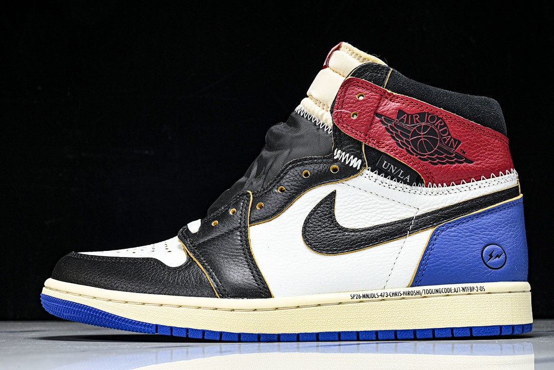 IO7847-002 AJ 1 Retro High OG SP Fragment x Union LA Varsity Red Sport Royal