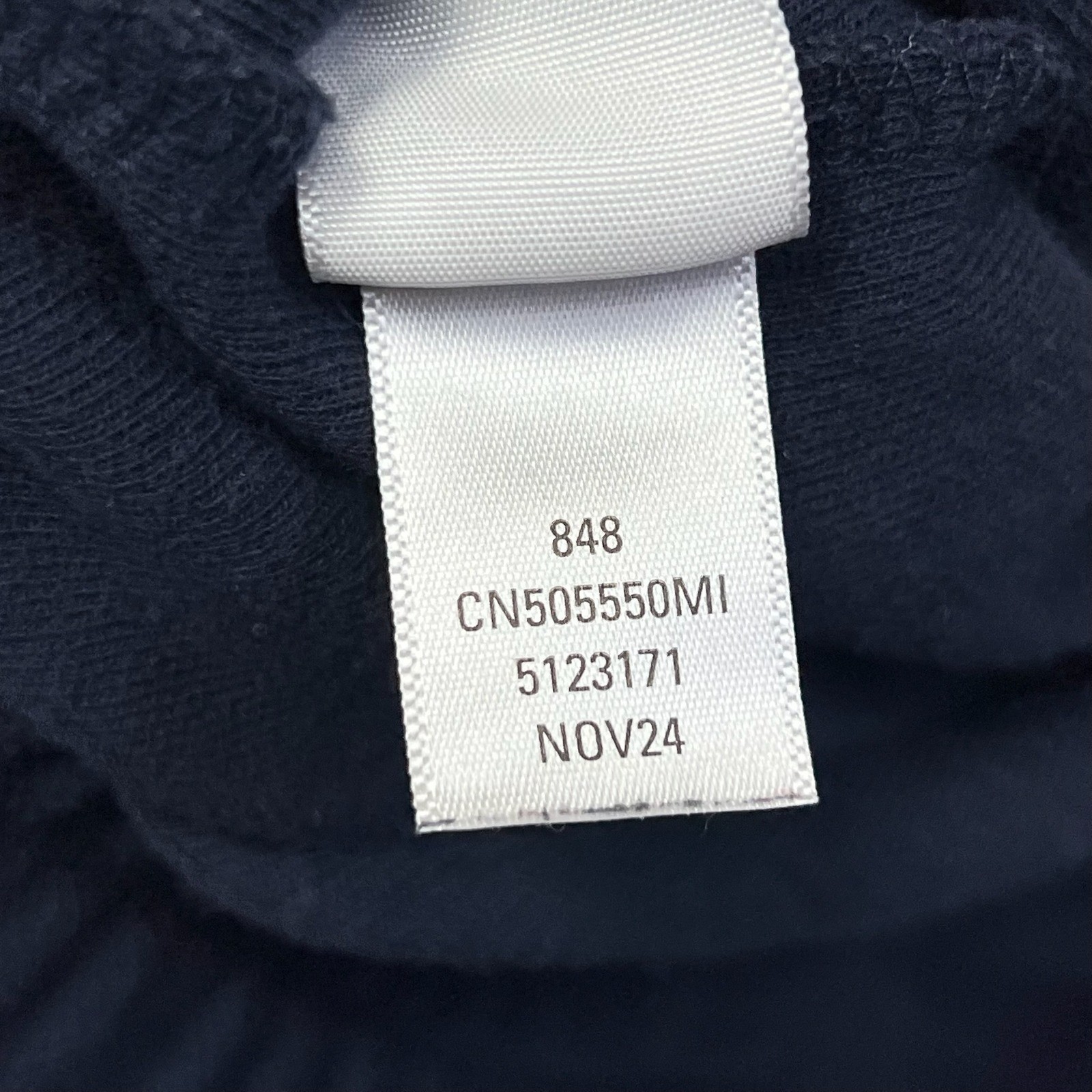 Caslon Lounge Pants Womens Small Navy Blue Wide Leg Stretch Pull On Drawstring