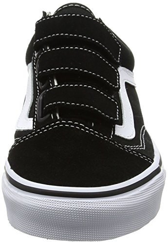 Vans Adult Unisex Old Skool V Shoes | (Suede/Canvas) Black/True White |