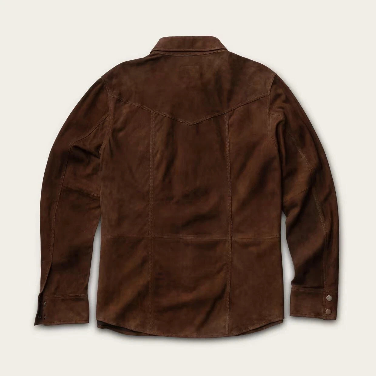 Mens Brown Leather Trucker Jacket Pure Suede Custom Made Size S M L XL 2XL 3XL
